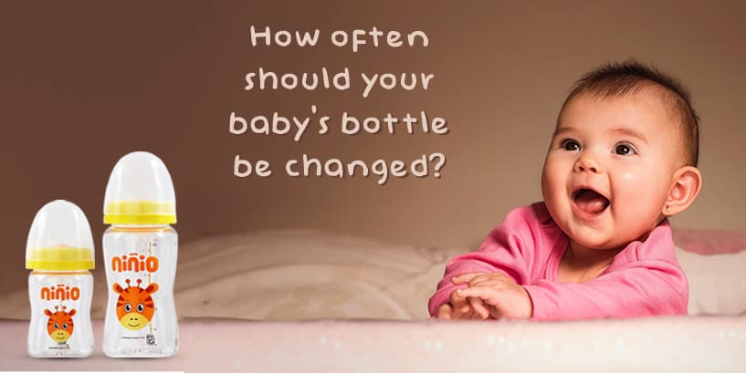 In general, the bottle should be replaced every 4 to 6 months. When it's time to change your baby's bottle, it's time to assess your baby's readiness for a nipple size increase.
