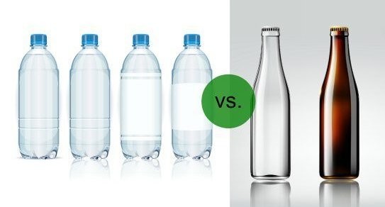 Glass Bottles vs. Plastic Bottles
