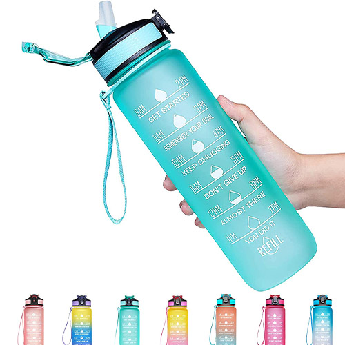 Giotto Leakproof Drinking Water Bottle With Straw