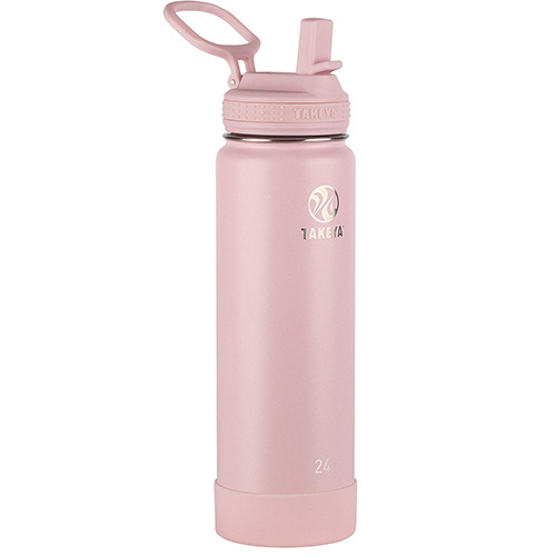 Takeya Actives Insulated Stainless Steel Water Bottle With Straw