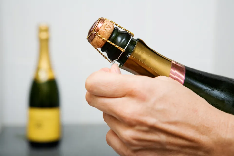 How to Open Champagne Bottle